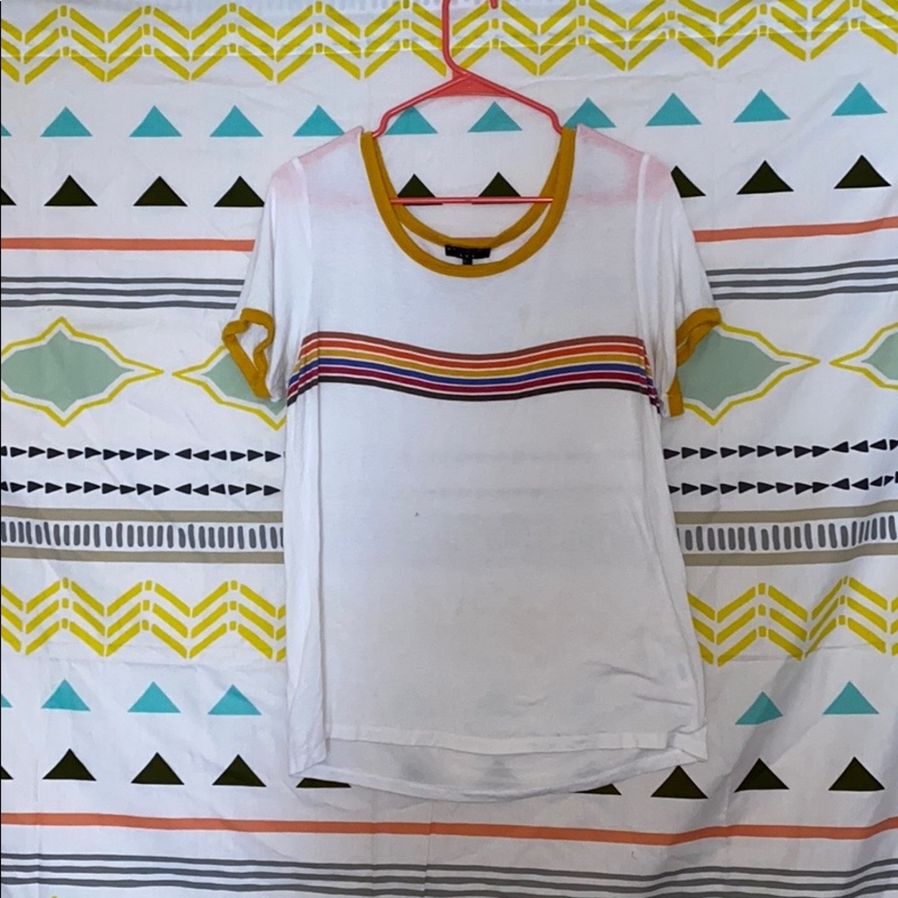 juniors rainbow t-shirt